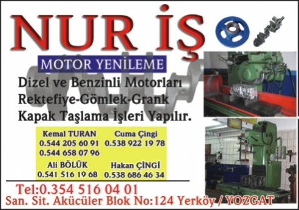 NUR IS MOTOR YENILEME