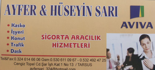 Sigorta Aracılık Hizmetleri AYFER & HÜSEYİN SARI 