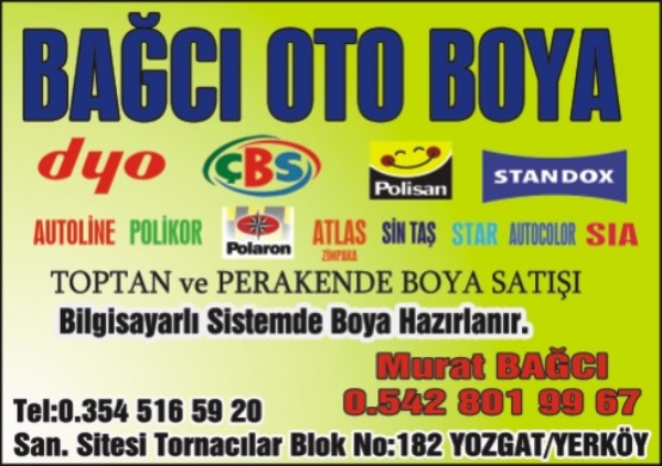 BAGCI OTO BOYA