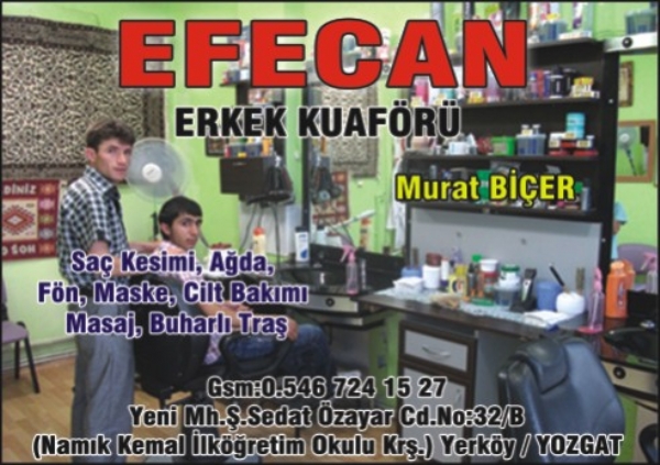 EFECAN ERKEK KUAFÖRÜ