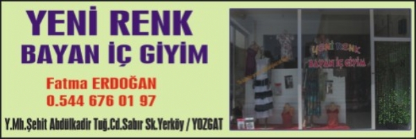 YENI RENK IÇ GIYIM