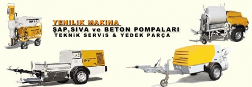 Yenilik Makina - Şap Ve Sıva Makinaları Satış Servis