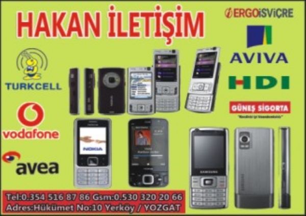 HAKAN ILETISIM(yozgat yeköy mahallesi)