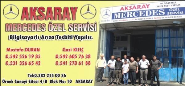 AKSARAY MERCEDES ÖZEL SERVISI