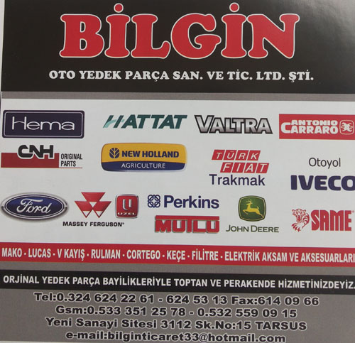 Bilgin Oto Yedek Parça San.ve Tic. LTD.ŞTİ