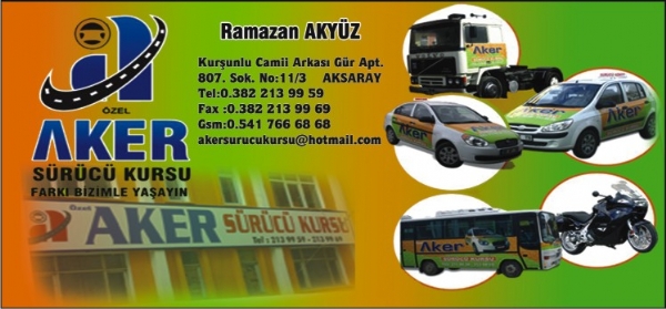 AKER SÜRÜCÜ KURSU