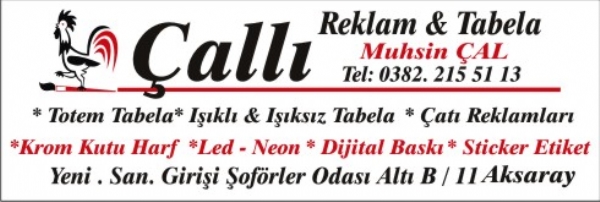 ÇALLI REKLAM & TABELA