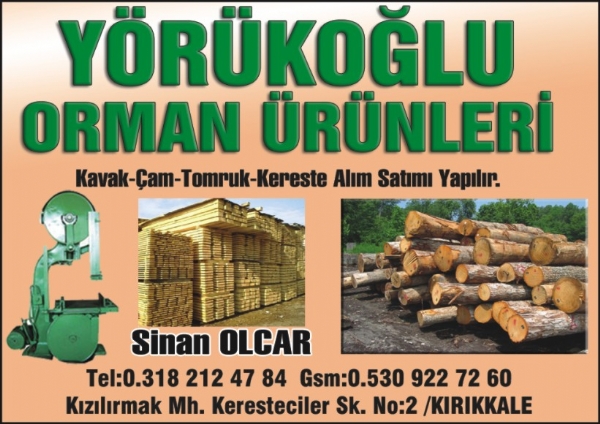 YÖRÜKOGLU ORMAN ÜRÜNLERI