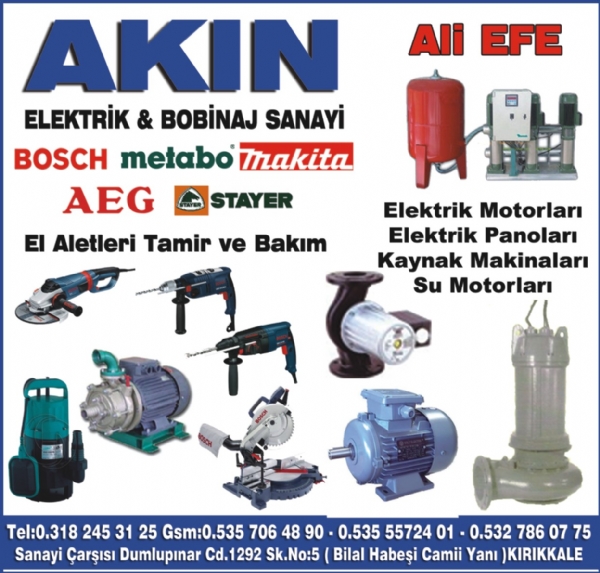 AKIN ELEKTRIK BOBINAJ