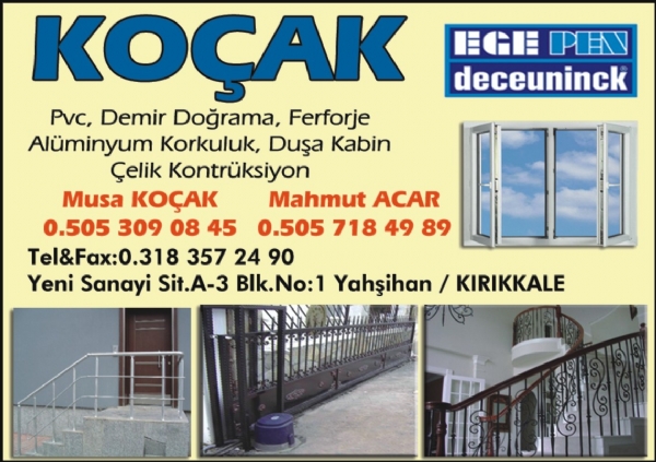 KOÇAK PVC DEMIR DOGRAMA