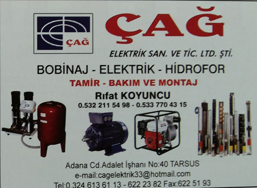 Çağ Elektrik San. ve Tic. Ltd. Şti.