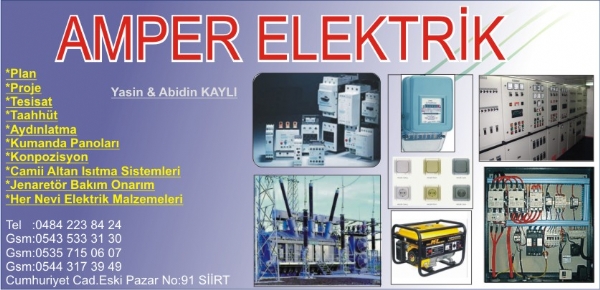 AMPER ELEKTRIK siirt