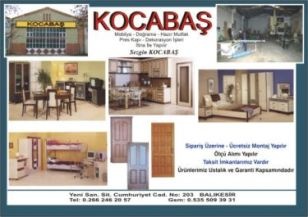 Kocabaş Mobilya İmalat Ve Dekorasyon