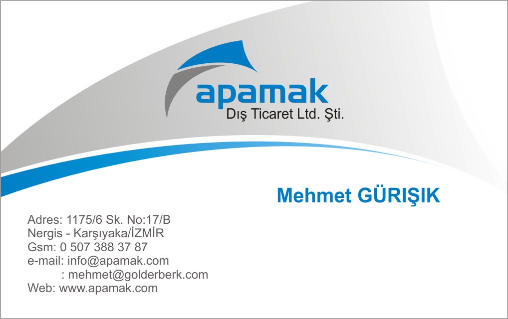 Apamak Dış Ticaret Ltd. Şti.