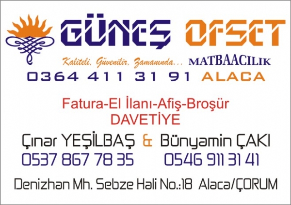 GÜNEŞ OFSET