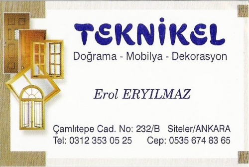 Teknikel Doğramamobilya Dekorasyon