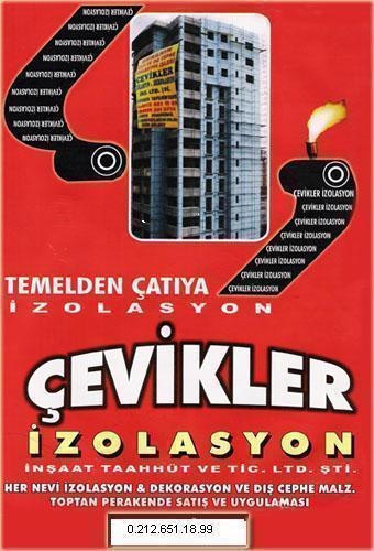 Çevikler İzolasyon Mantolama