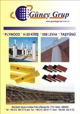 Guney Grup Ankara / Plywood H20 Kiriş