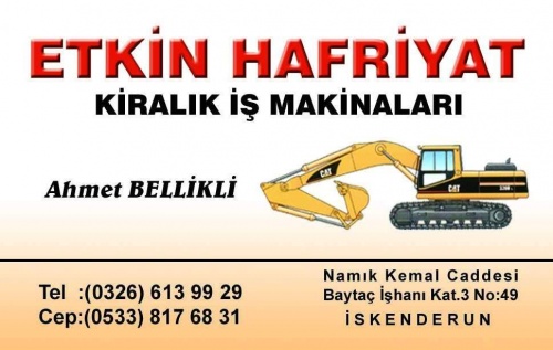 Bellikli Ahmet Etkin Hafriyat İnşaat Nak. Taah.tiç