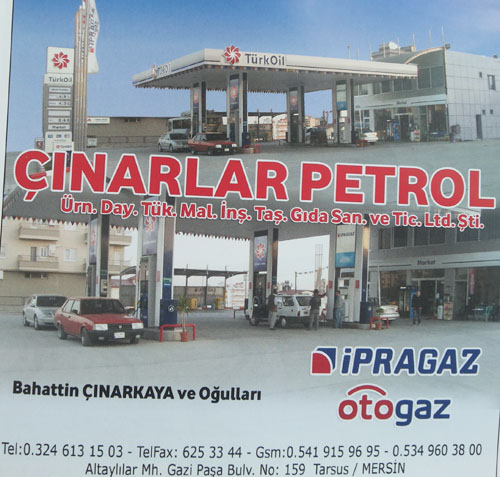 Çınarlar Petrol Ürün Da. Tük.Mal.İnş.Taş.Gıda San. ve Tic.Ltd.Şti.