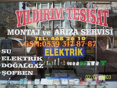 Yildirim Sihhi Tesisat Ariza Montaj Servisi