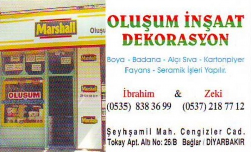 Oluşum Dekorasyon