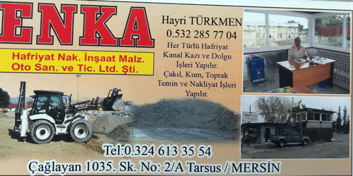 Enka Hafriyat Nakliyat İnşaat Malzemesi Oto San. ve Tic. Ltd. Şti.