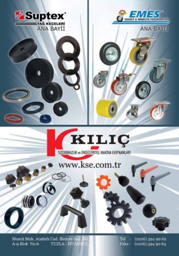 Kiliç Sizdirmazlik Ve Endüstriyel Makine Ekipmanlari