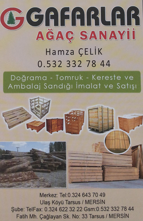 GAFARLAR Ağaç Sanayii