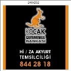 Koçak Akyurt Hiza Gayrimenkul Bankasi