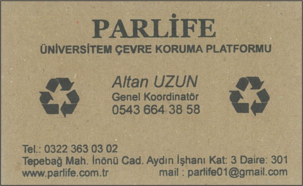 Parlife Üniversitem Çevre Koruma Platformu