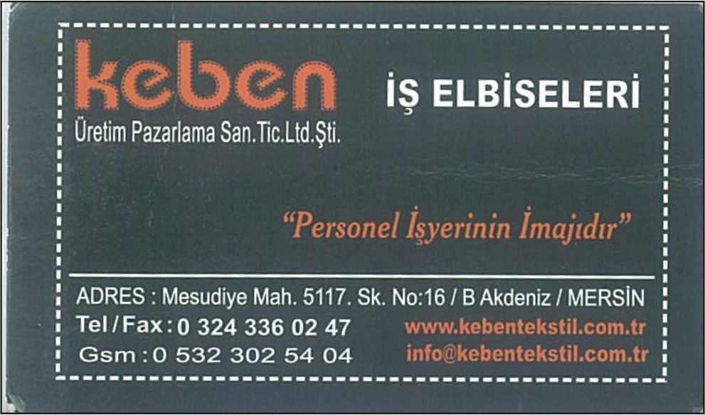 Keben Üretim Pazarlama San. Tic. Ltd. Şti.