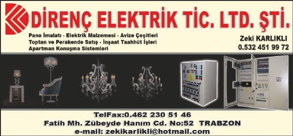 DIRENÇ ELEKTRIK TIC. LTD. STI.