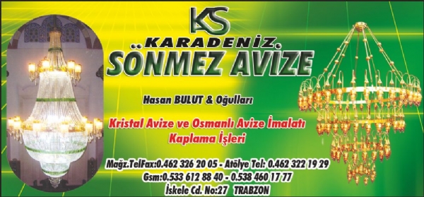 KARADENIZ SÖNMEZ AVIZE