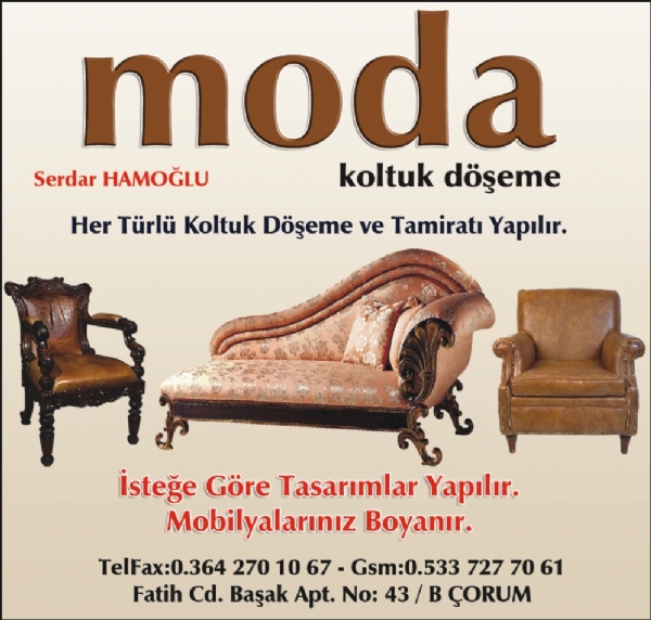 MODA KOLTUK DÖŞEME