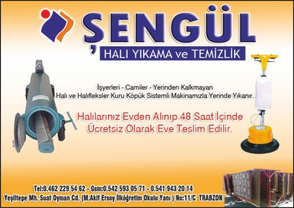 SENGÜL HALI YIKAMA VE TEMIZLIK