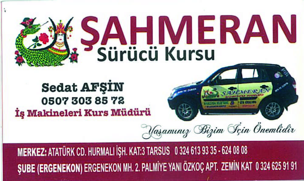 ŞAHMERAN SÜRÜCÜ KURSU