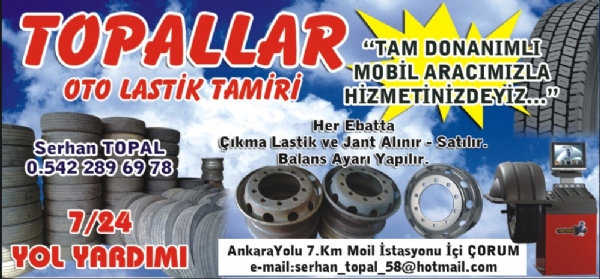 TOPALLAR OTO LASTİK