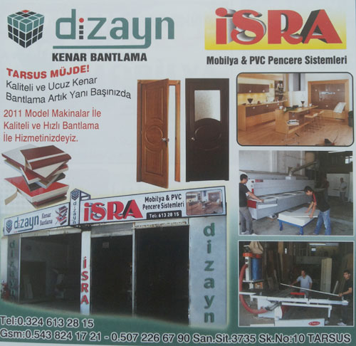 DİZAYN İSRA Kenar Bantlama