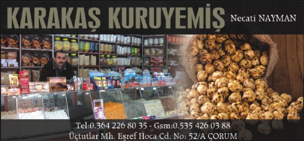 KARAKAŞ KURUYEMİŞ
