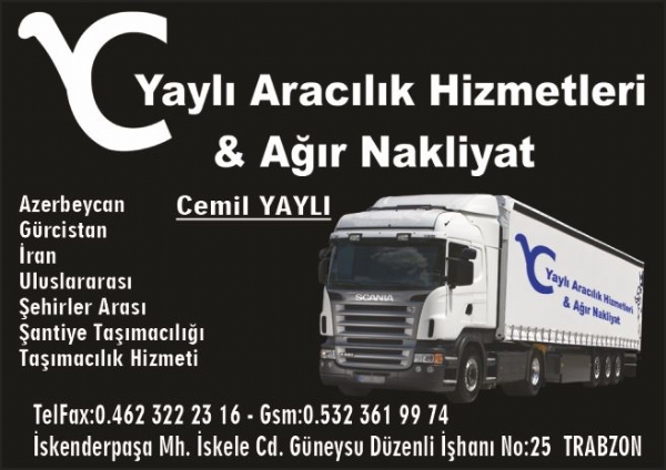 YAYLI ARACILIK HIZMETLERI & NAKLIYAT