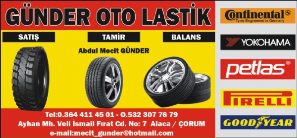 GÜNDER OTO LASTİK
