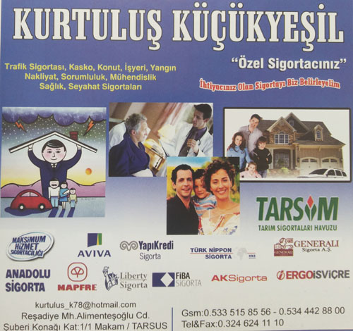 Kurtuluş Küçükyeşil  Özel Sigortacınız