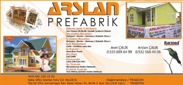 ARSLAN PREFABRIK(KEMERKAYA)