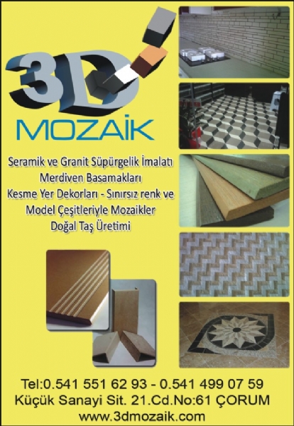 3D MOZAİK