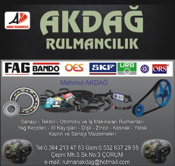 AKDAĞ RULMANCILIK