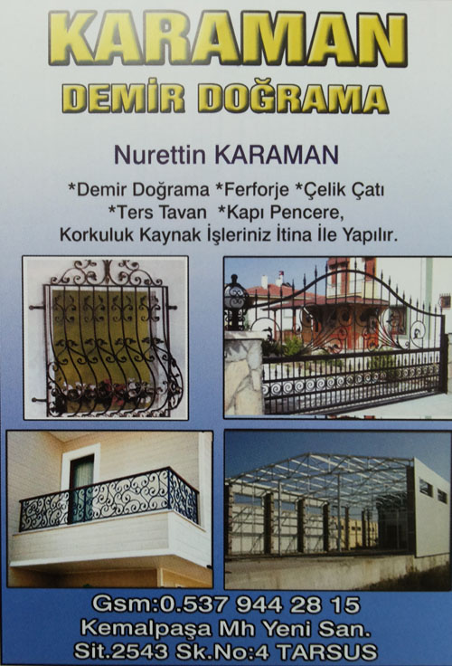 KARAMAN DEMİR DOĞRAMA 