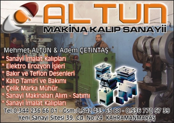 ALTUN MAKİNA KALIP SANAYİ