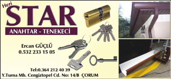 HERİ STAR ANAHTAR - TENEKECİ