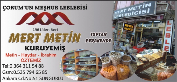 MERT METİN KURUYEMİŞ